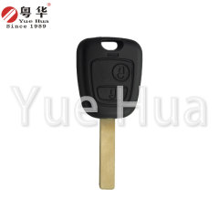 适用于标致汽车钥匙带插槽的标致307遥控器外壳