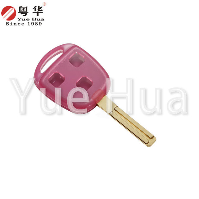 Suitable for Lexus car keys; Lexus 3-button key fob; Light pink car key