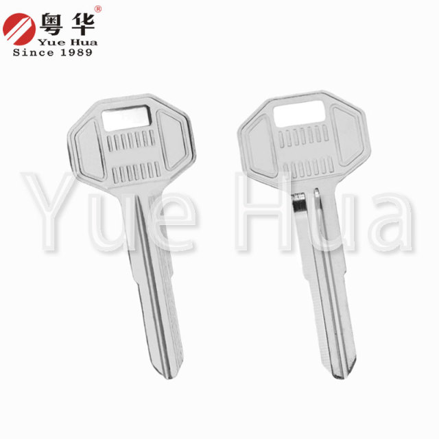 Suitable for Mitsubishi car keys, copper forklift key blank, switch ignition, Matida, all copper, Sanling left and right double