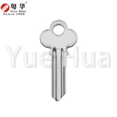 加厚型电动球形门锁钥匙坯；球形单元门锁钥匙坯；1.8mm厚钥匙坯；黄铜材质；民用门钥匙