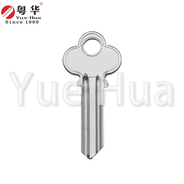加厚型电动球形门锁钥匙坯；球形单元门锁钥匙坯；1.8mm厚钥匙坯；黄铜材质；民用门钥匙