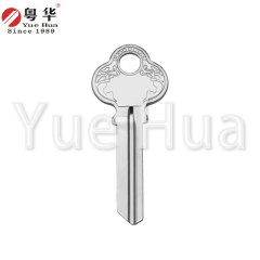 Mei Changping three-hole; plum blossom handle key blank; thick groove type key blank; 2.0mm thick key; civilian door key