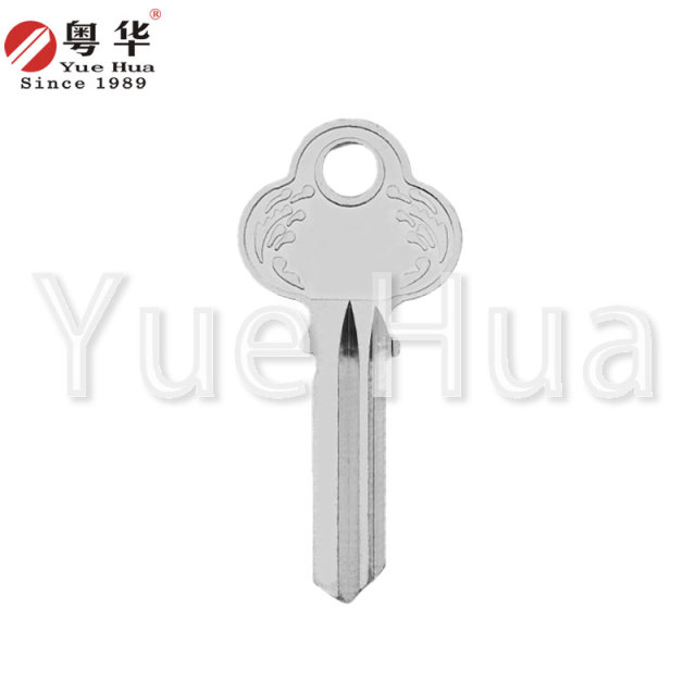 Bird-shaped key blank; 2.0mm thick key blank; brass material; civilian door key