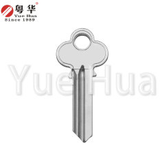 加厚型电动球形门锁钥匙坯；球形单元门锁钥匙坯；1.8mm厚钥匙坯；黄铜材质；民用门钥匙