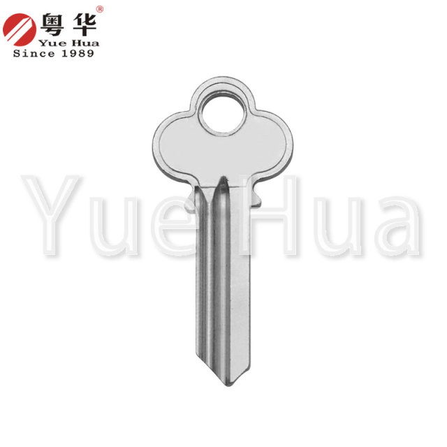 加厚型电动球形门锁钥匙坯；球形单元门锁钥匙坯；1.8mm厚钥匙坯；黄铜材质；民用门钥匙