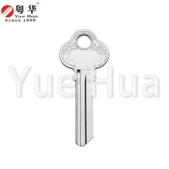 Mei Changping three-hole; plum blossom handle key blank; thick groove type key blank; 2.0mm thick key; civilian door key