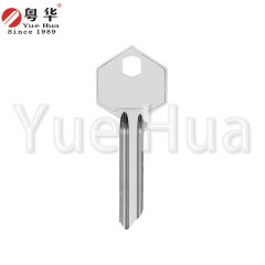 Thick hexagonal key; all-copper electroplated key; door and wooden door anti-theft door lock key blank; civilian door key