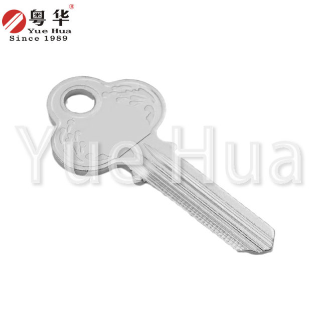 Bird-shaped key blank; 2.0mm thick key blank; brass material; civilian door key