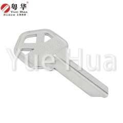 K3 key; hollowed-out hotel door key blank; electroplated lock key blank; 2.0mm thick key blank; three-hole residential key