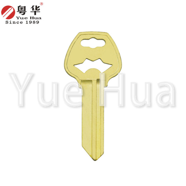 Chang heng feng,;suitable for Hengfeng;flat roller door key blank;copper material key blank;civilian door key