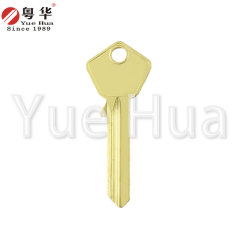 6-bead rounded top; 6-bead round groove top key blank; square with rounded corners top key blank; residential door key