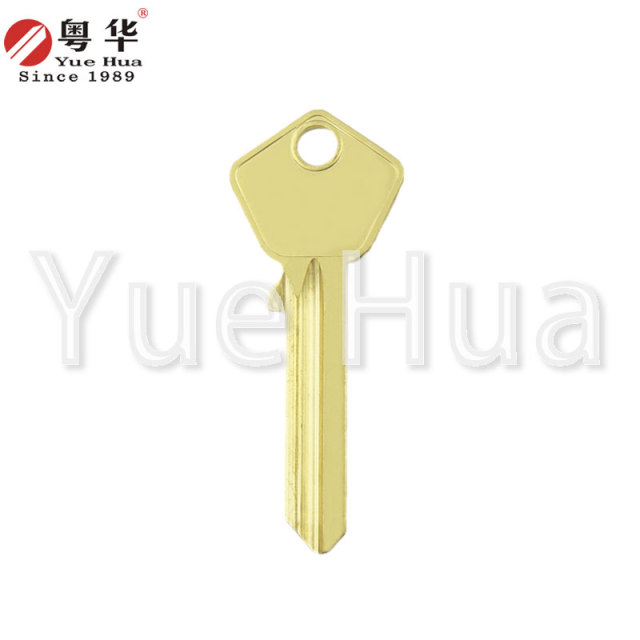 6-bead rounded top; 6-bead round groove top key blank; square with rounded corners top key blank; residential door key