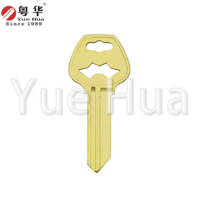 Chang heng feng,;suitable for Hengfeng;flat roller door key blank;copper material key blank;civilian door key