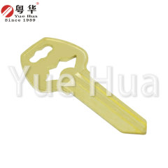 Chang heng feng,;suitable for Hengfeng;flat roller door key blank;copper material key blank;civilian door key