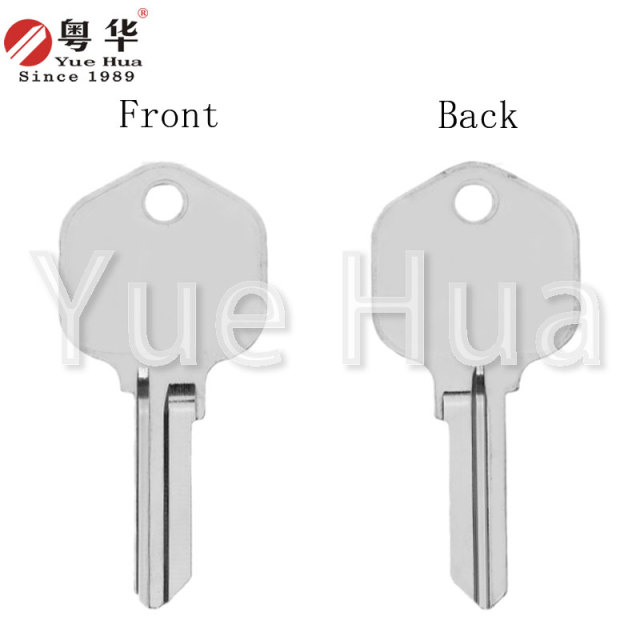 Large head KW11 key blank; 2.05mm thick door key blank; anti-theft door key blank; civilian door key