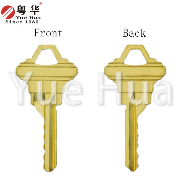 Original open-key SC1-DB key blank; 2.0mm thick door key blank; anti-theft door key blank; civilian door key