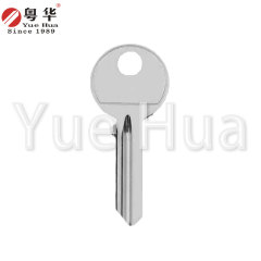 TESC round head key, 2.4mm thick door key blank, circular key head, anti-theft door key blank, civilian door key