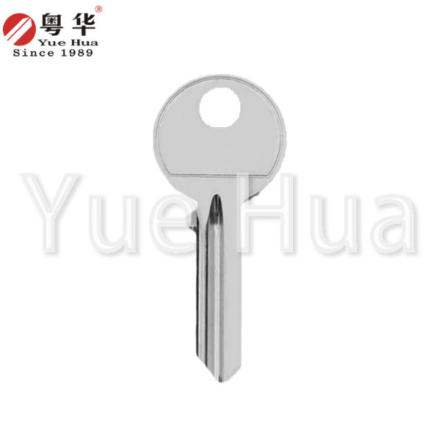 TESC round head key, 2.4mm thick door key blank, circular key head, anti-theft door key blank, civilian door key