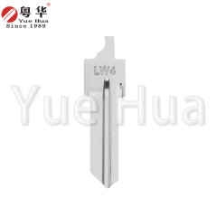 Huahui LW4-FLIP key blank, 2.0mm thick door key blank, security door key blank, residential door key, brass blank key