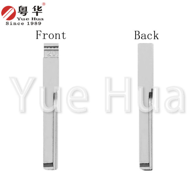 Premium Quality Durable Flip Car Key Blade Uncut Silver Metal Blade Key Smart Remote Key Blade for Benz