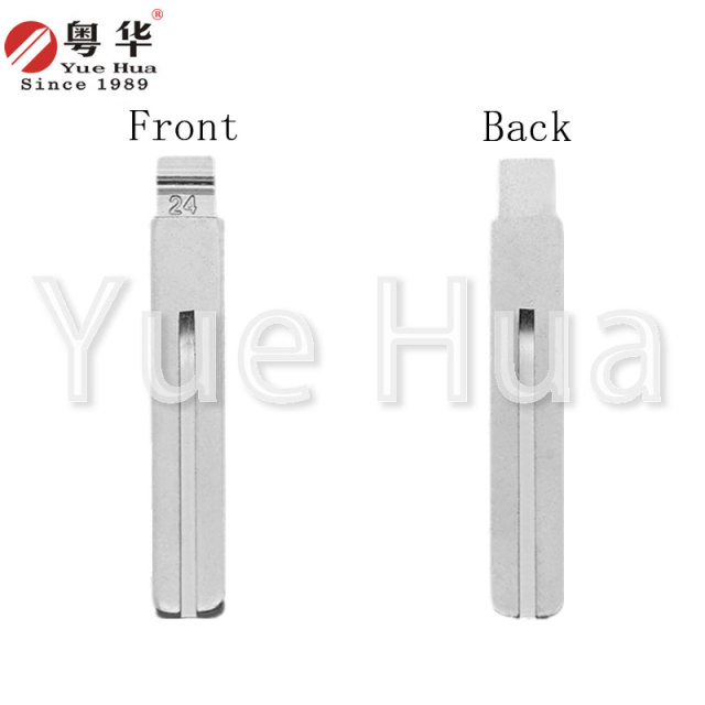 Universal Fit Key Blade Premium Quality Durable Flip Car Key Blade Uncut Car Blade Key for Volvo and Ford