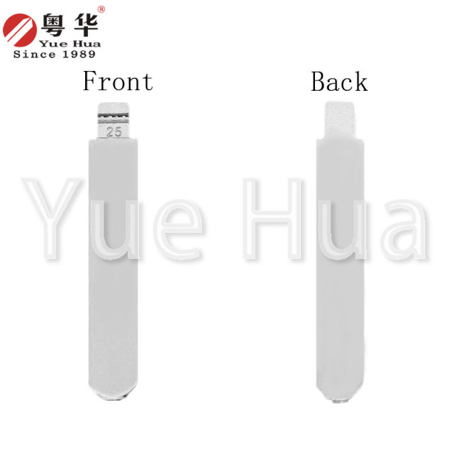 Universal Uncut Key Blade Brass Metal Car Key Blank Blade Car Accessories Folding Remote Uncut Key Blade for Honda