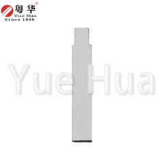 经济实惠的折叠式胚胎钥匙坯通用遥控器折叠钥匙坯黄铜银色汽车钥匙坯，适用于标致508