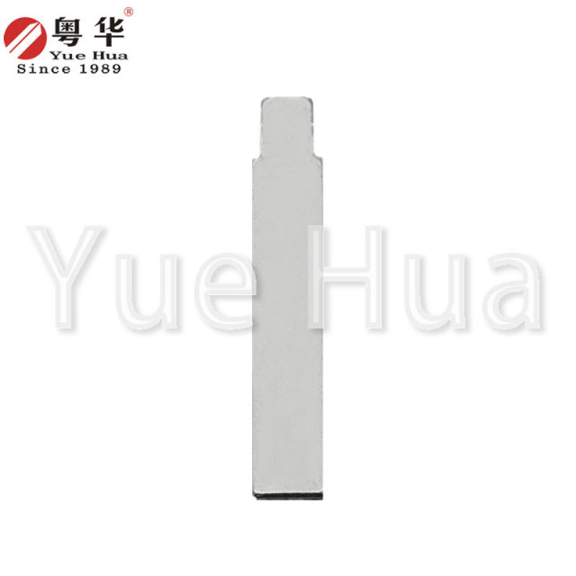 经济实惠的折叠式胚胎钥匙坯通用遥控器折叠钥匙坯黄铜银色汽车钥匙坯，适用于标致508