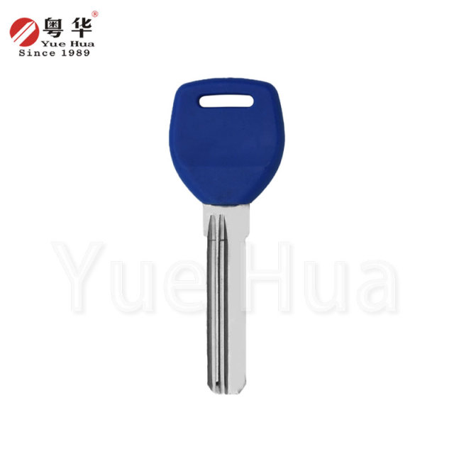 Blue glue red dividend right (2022) Baili key blank Anti-theft door key blank; Glue handle Computer key