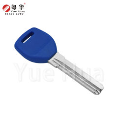 Blue glue red dividend right (2022) Baili key blank Anti-theft door key blank; Glue handle Computer key