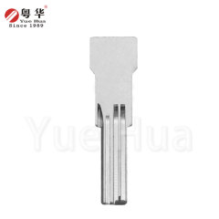 901C 左白全铜双面槽型钥匙坯，2.8mm厚钥匙头，电脑钥匙坯
