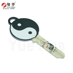 Ye Lao Tai Chi Colorful Key Unique Design Tai Chi Shape Customized Key Color Key Door Lock Key