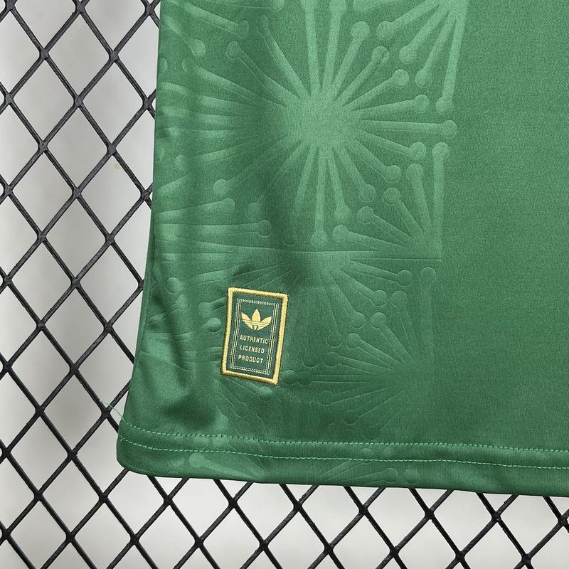 2025-26 Mexico Gold Cup Special Edition green Kids Football jersey