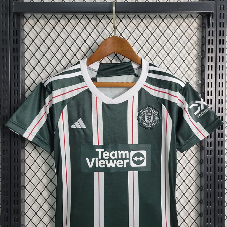 2023-24 KIDS Manchester United  away Football jersey