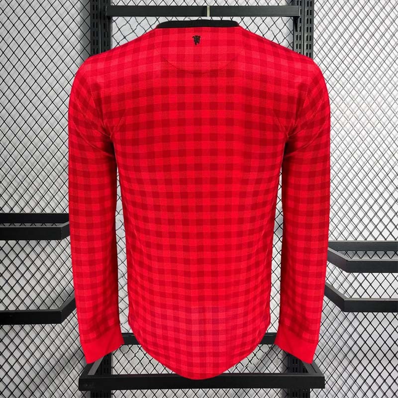 Retro Player 2012-13 Manchester United home Long Sleeve Football jersey retro