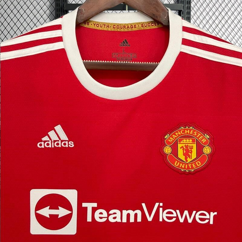 Retro 2021-22 Manchester United Home Football jersey Retro