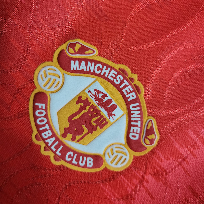 Retro 1990-92 Manchester United Home Football jersey retro