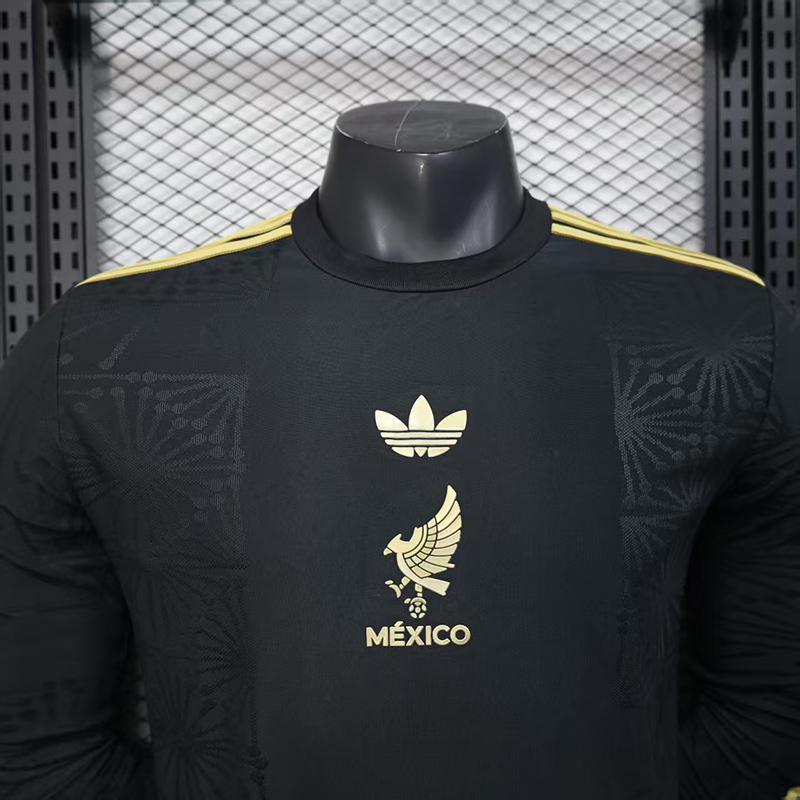 Player 2025-26 Mexico Long sleeves Gold Cup Special Edition Football jersey