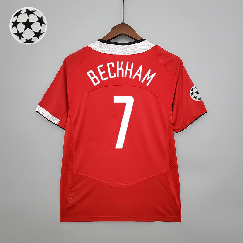 Retro Manchester United 2004-06  home Ronaldo ROONEY v.NISTELROOY GIGGS KEANE Football jersey retro