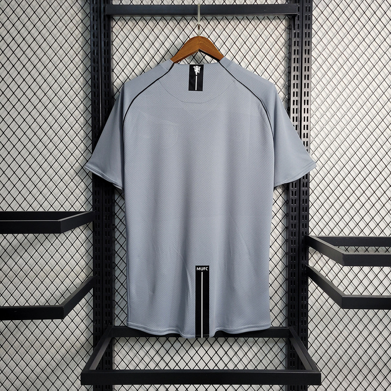 Retro 2007-08 Manchester United gray goalkeeper Football jersey retro