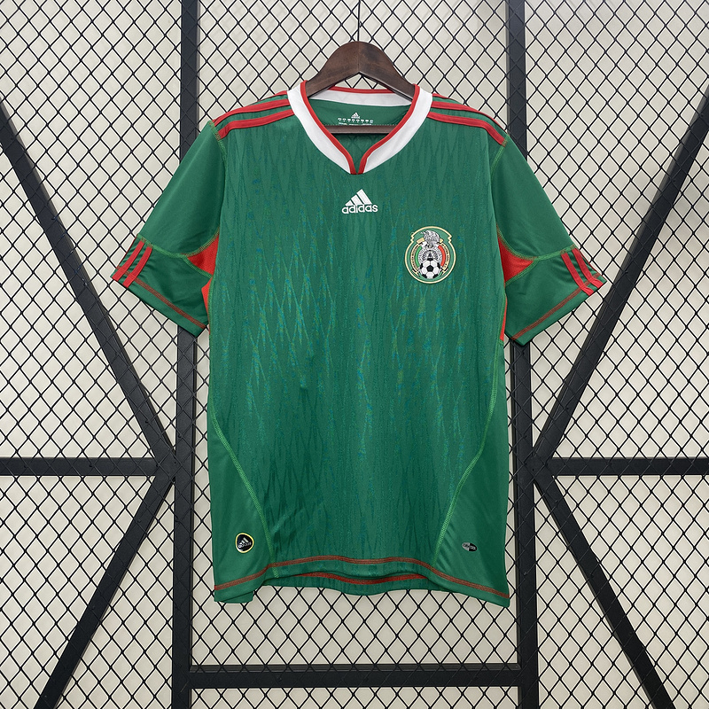 retro 2010 Mexico home football jersey retro