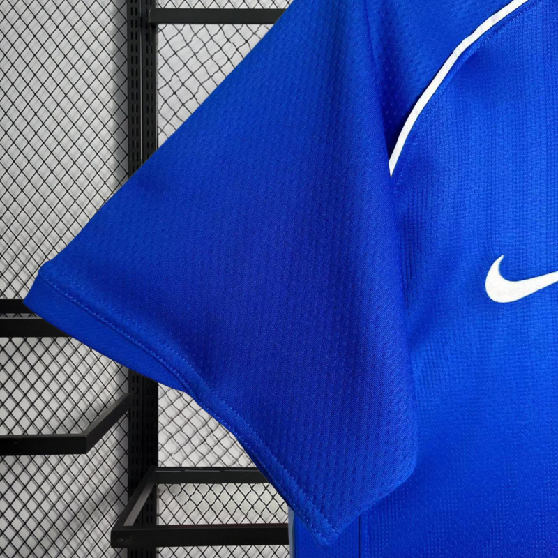 Retro 2007-08 Manchester United blue goalkeeper Football jersey retro