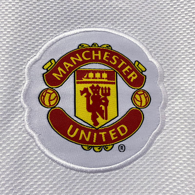 Retro 2008-09 Manchester United Away White Football jersey retro