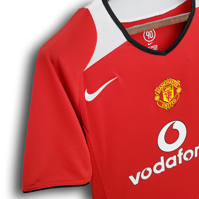 Retro Manchester United 2004-06  home Ronaldo ROONEY v.NISTELROOY GIGGS KEANE Football jersey retro