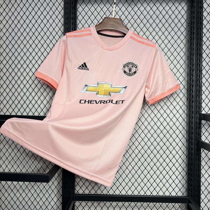 Retro 2019-20 Manchester United Pink Away Football jersey retro