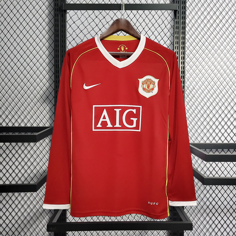 Retro 2006-07 Manchester United home Football jersey retro