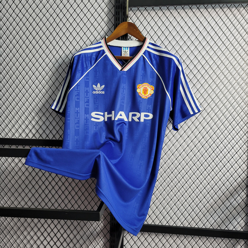 Retro 1988-90 Manchester United 2 Away Football jersey retro