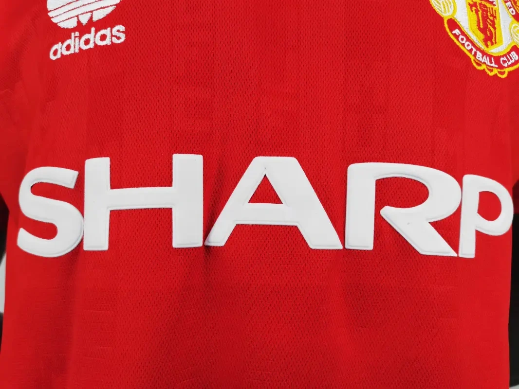 retro 1988-90 Manchester United home retro football jersey Fan version