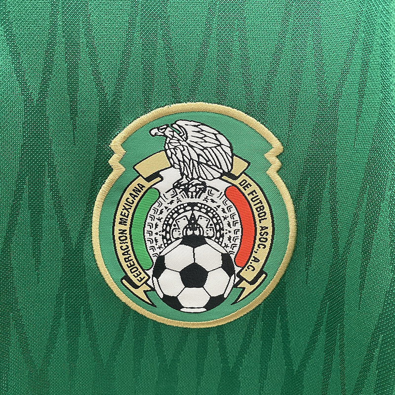 retro 2010 Mexico home football jersey retro