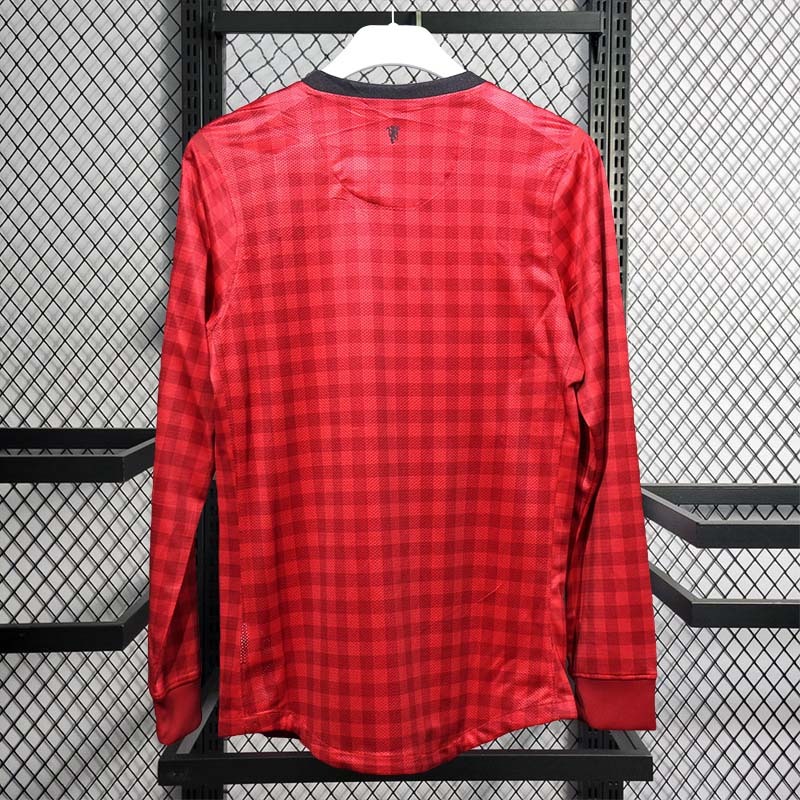 Retro Player 2012-13 Manchester United home Long Sleeve Football jersey retro